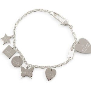 Gucci Silver Charm Bracelet NWT